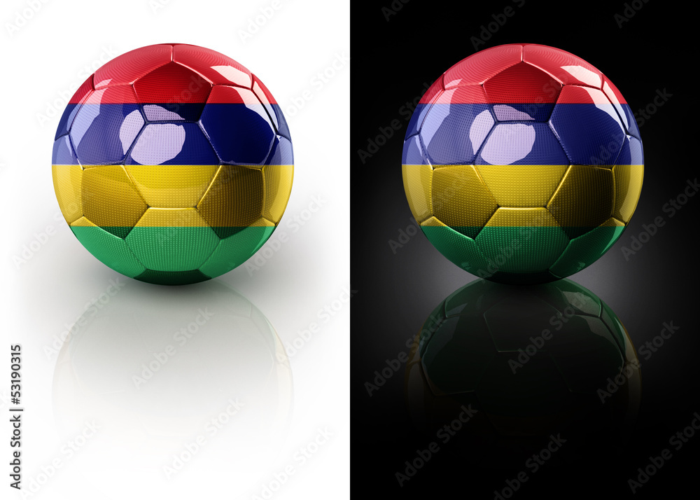 Naklejka premium Squadra di calcio Mauritius