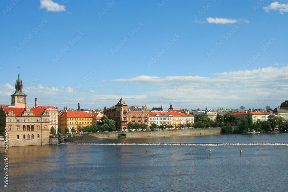 Obraz premium Prague, view from the Charles bridge
