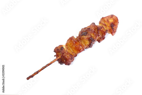 Bilde på lerret Chicken satay