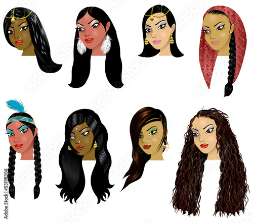 IndianArabWomenFaces