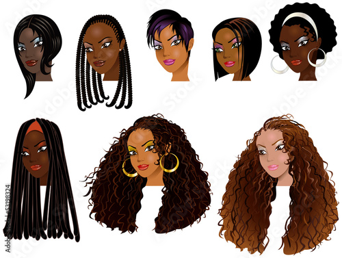 Black Women Faces 2