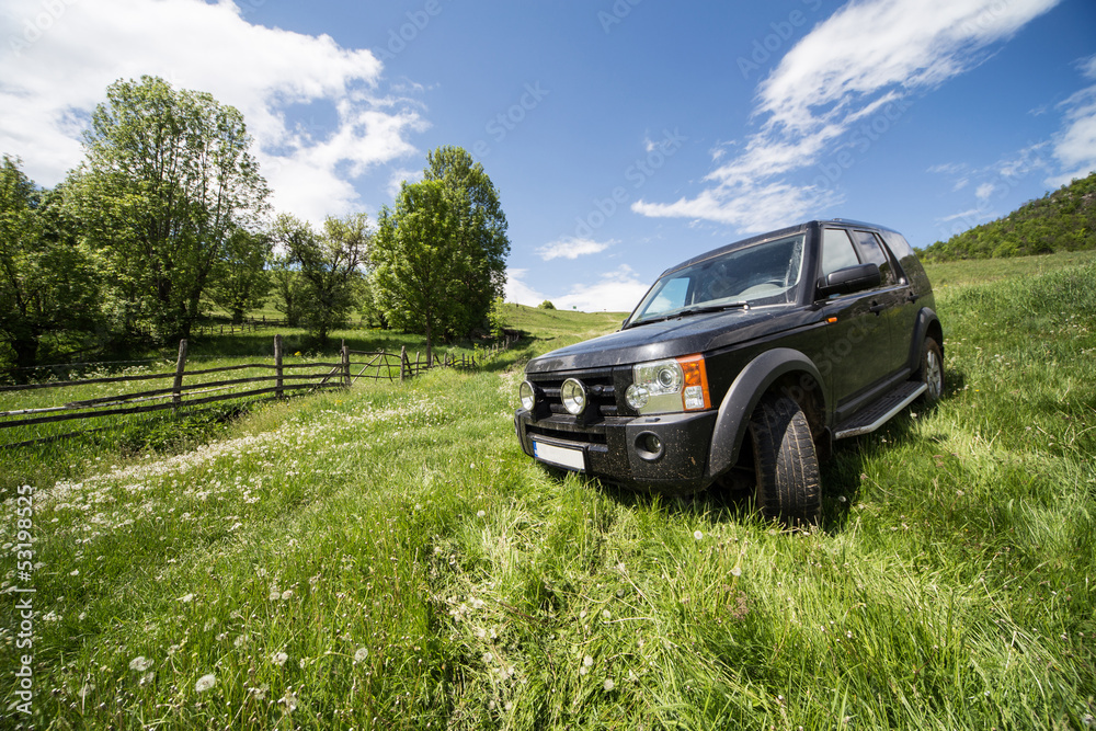 Fototapeta premium Offroad driving