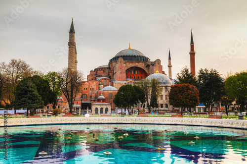 Fotografie, Obraz Hagia Sophia in Istanbul, Turkey