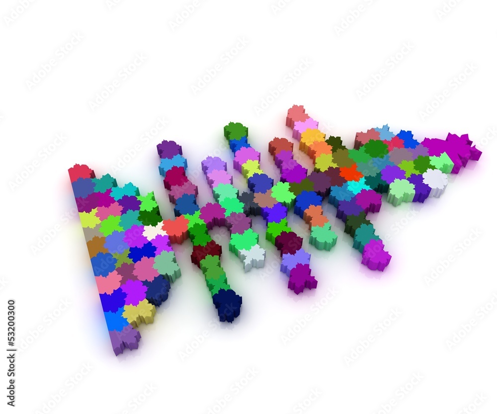 Set of icons on a theme fish. Puzzle Set of icons on a theme fish. Puzzle