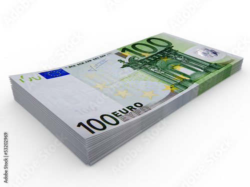 stack of 100 euro