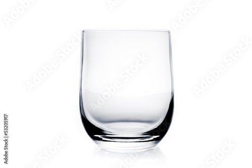 empty water glass