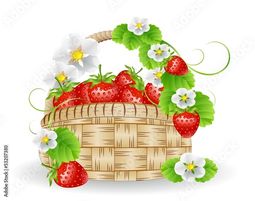 Basket of strawberries