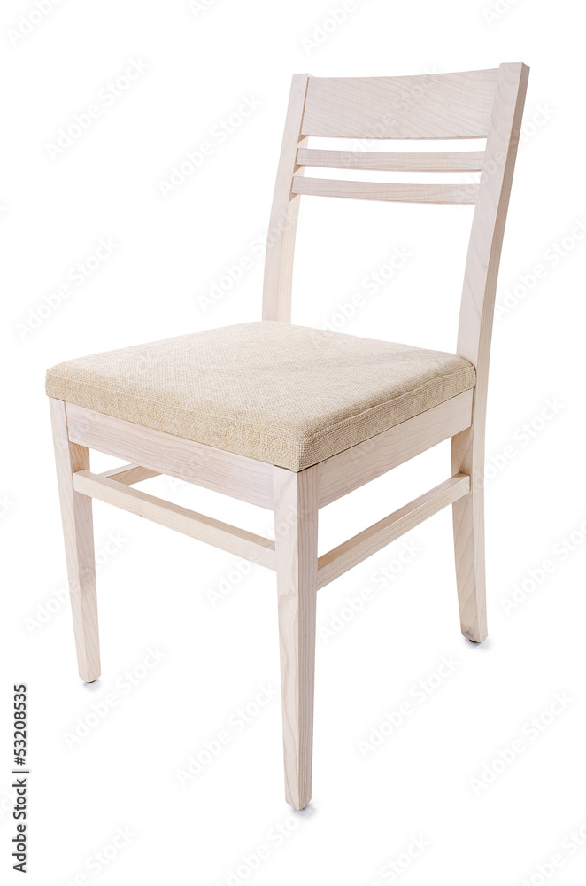 Kitchen chair isolated on the white