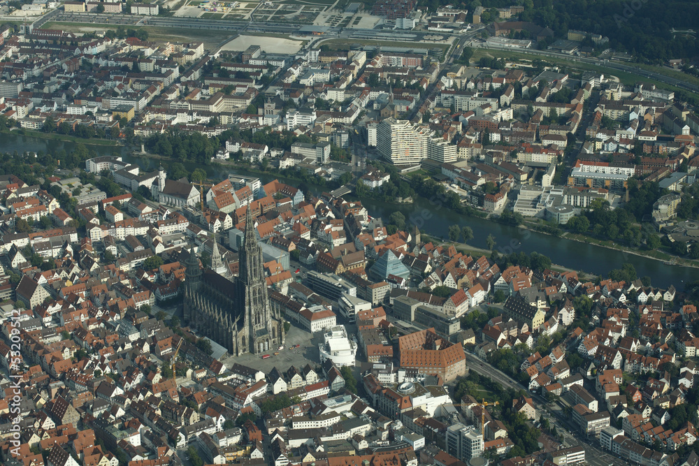 Ulm an der Donau Luftbild