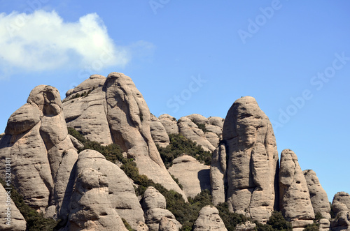 El Elefante y la Momia. Formaciones de Montserrat