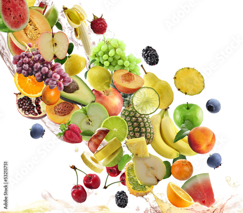 Fototapeta Naklejka Na Ścianę i Meble -  Fresh Fruits Collection