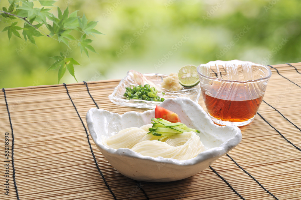 Obraz premium 冷やし素麺