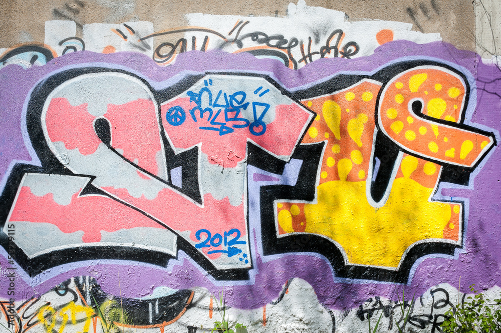 Graffiti lettrage