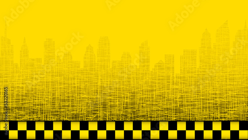 yellow taxi background