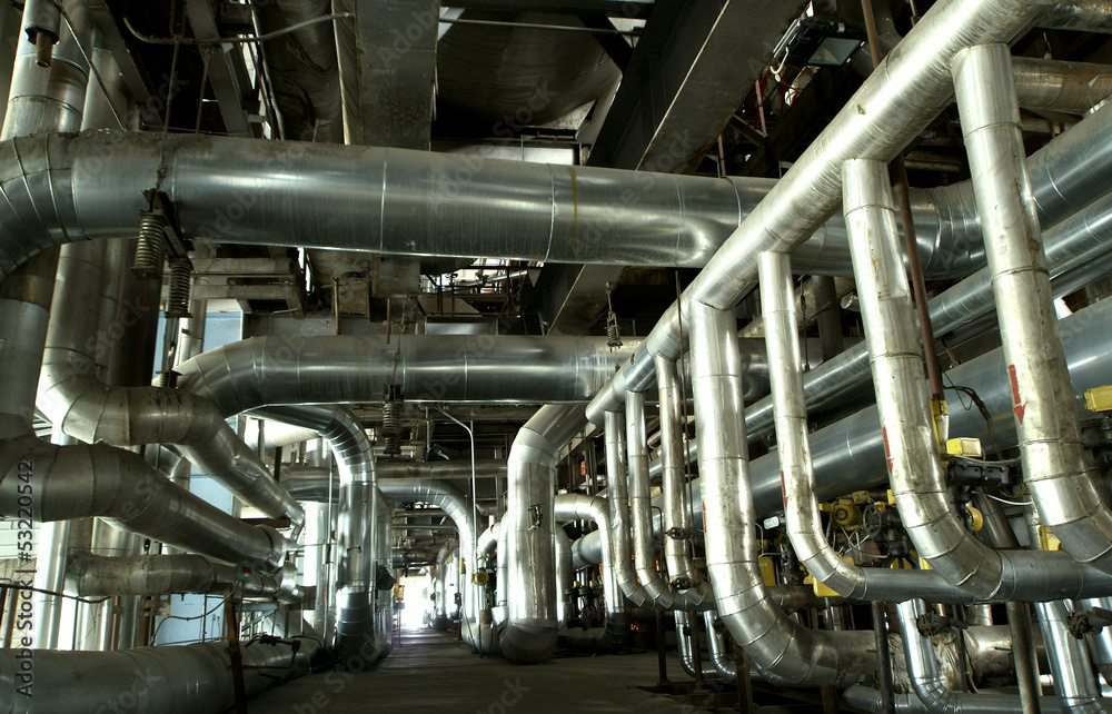 Industrial zone, Steel pipelines and cables Industrial zone, Steel pipelines and cables