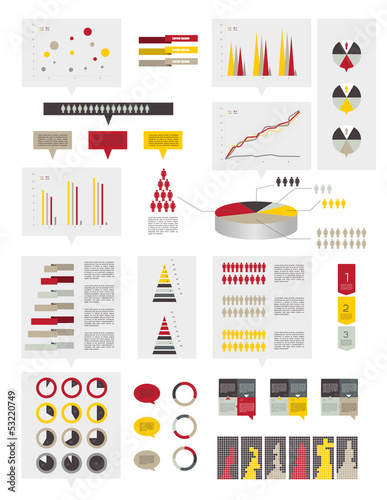 Infographic elements.