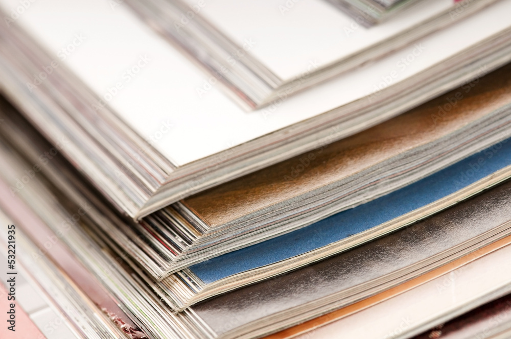stack of magazines stack of magazines