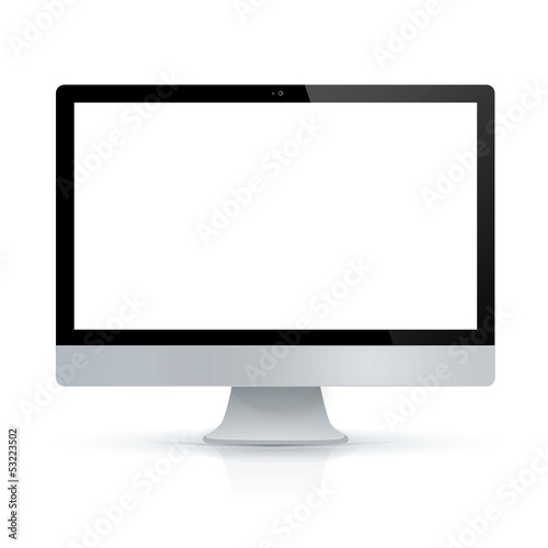 Computer blank, monitor blank