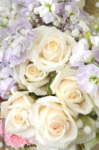 bouquet of beautiful flowers © sutsaiy