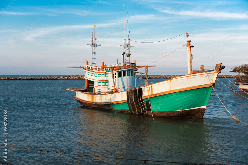 Fishing pier at chaam