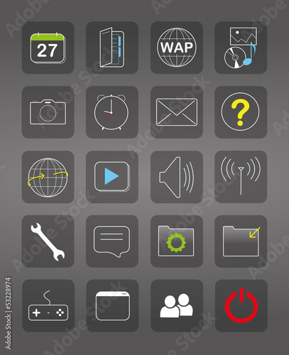 Icons Handy App Phone Smartphone Tablet Web 1