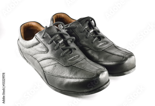 Men's Black Leather Shoes