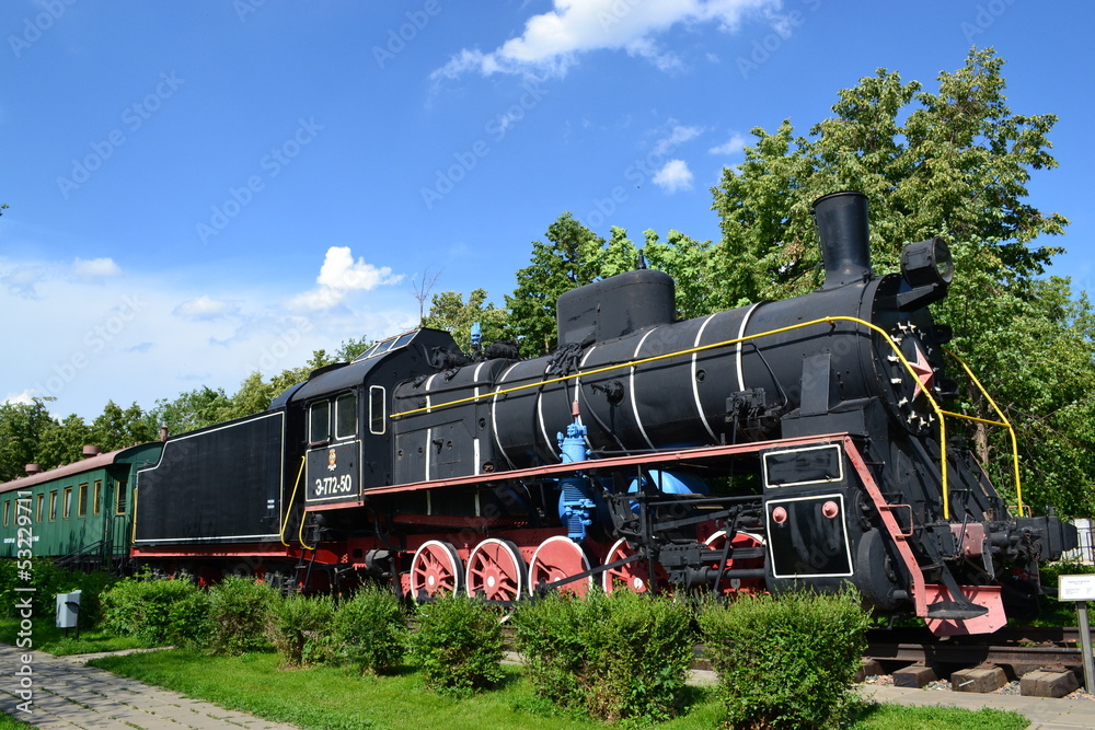 Naklejka premium поезд