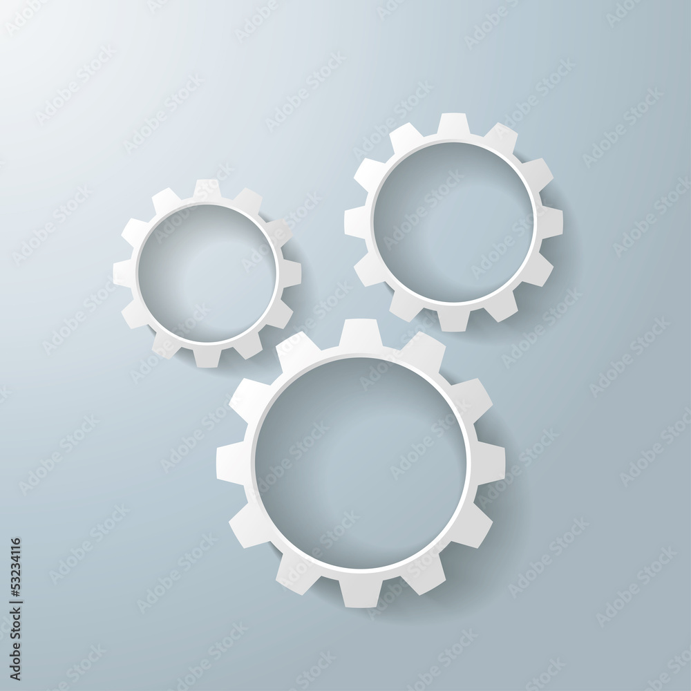 Three White Gears Three White Gears