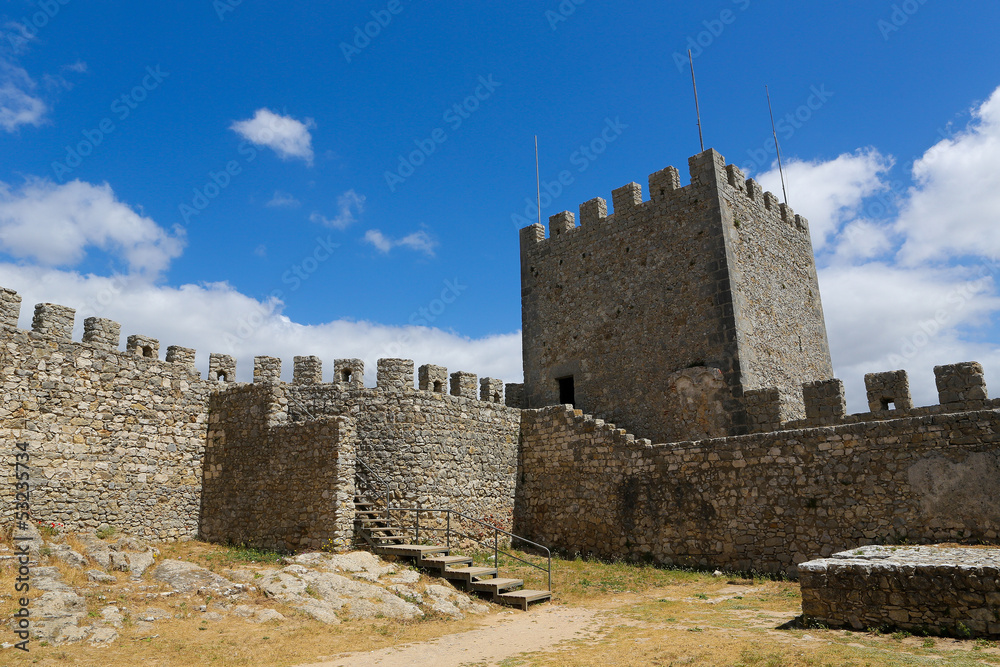 Moorish castle in Sesimbra, Portugal