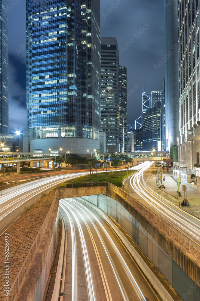 Fototapeta premium Traffic in Hong Kong