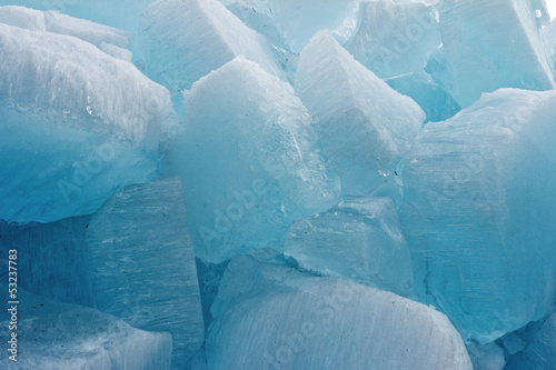 Ice blocks from fresh water for fine background