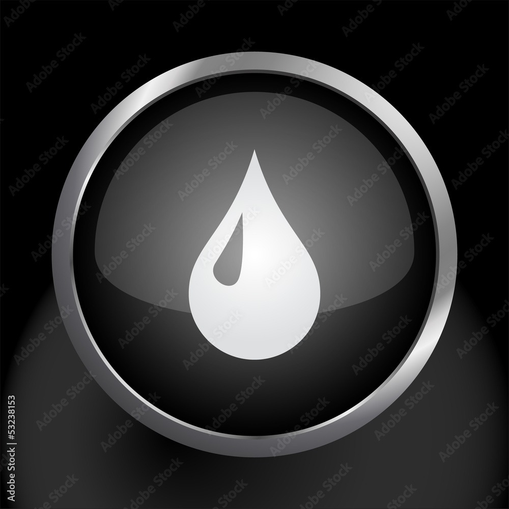 Fototapeta premium Blood Drop Icon Symbol Vector