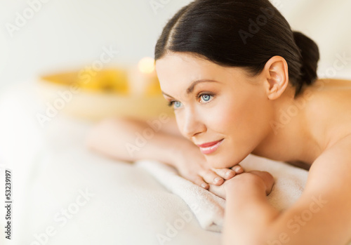 woman in spa