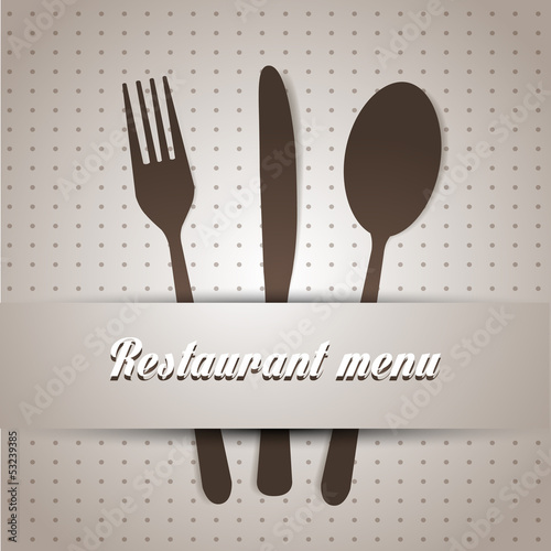 Restaurant menu
