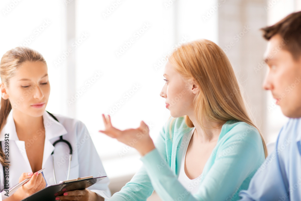 doctor with patients in cabinet doctor with patients in cabinet