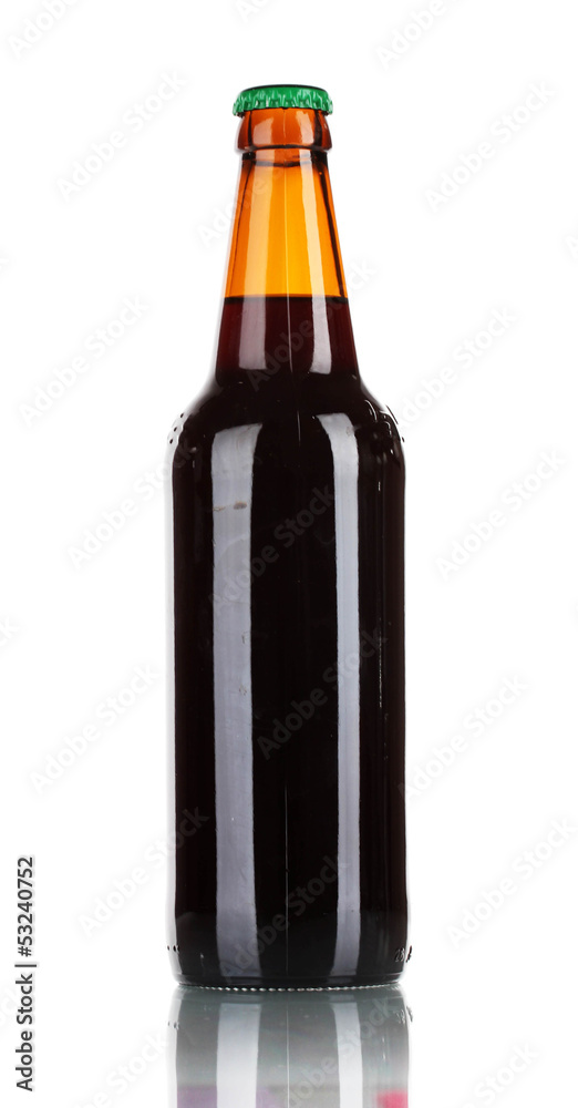 Bottle of beer isolated on white Bottle of beer isolated on white