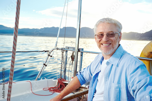 sailing man portrait