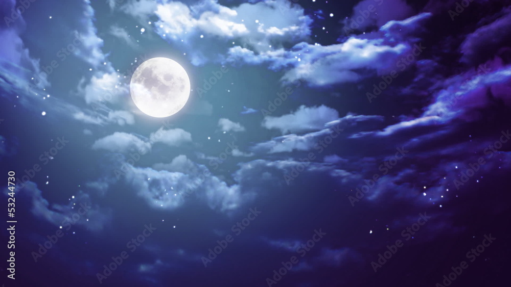 Halloween moon wide