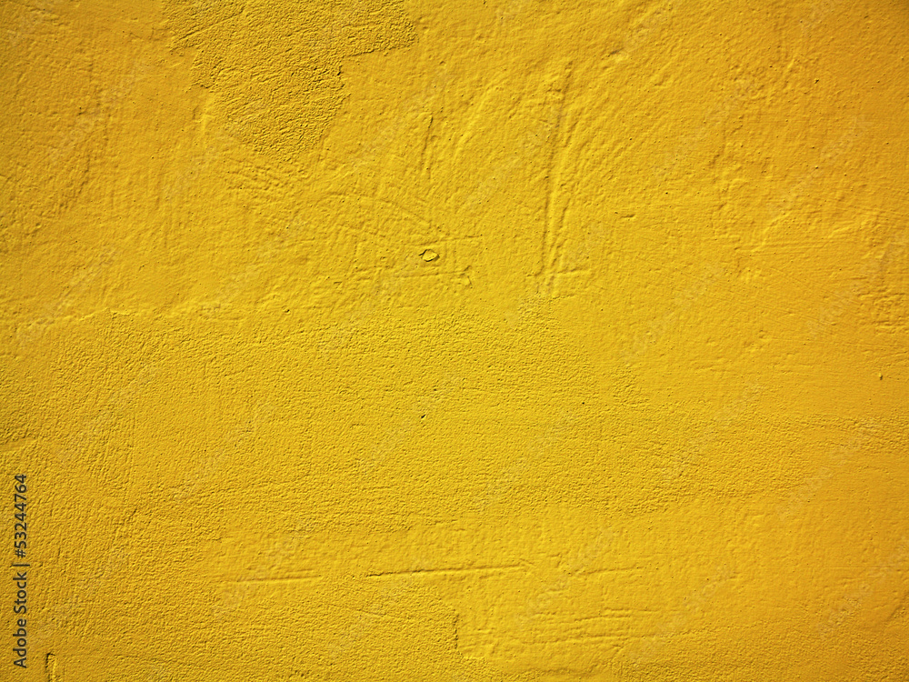 yellow paint wall background or texture