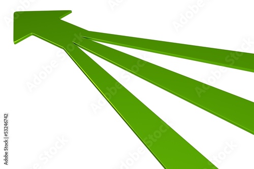 3D Arrows - 3 in 1 - Green