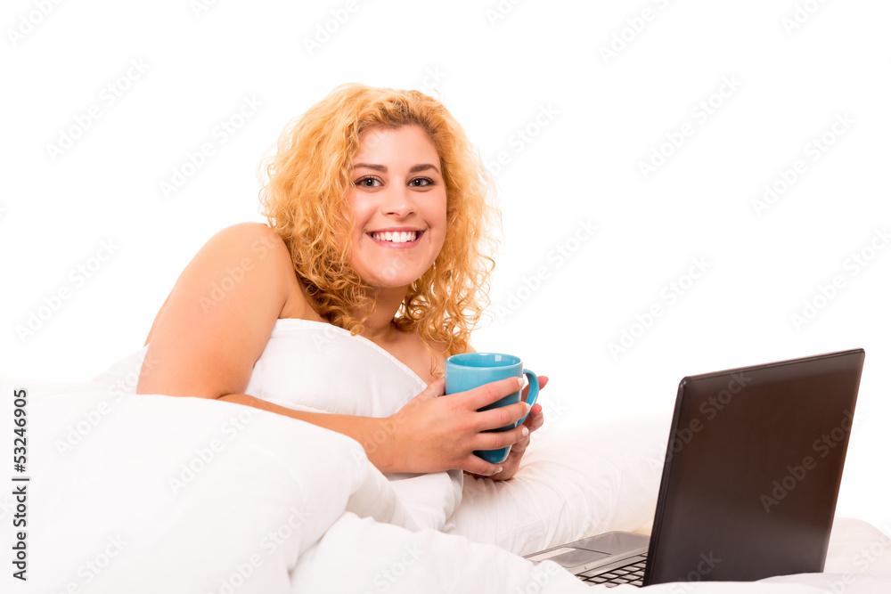 Woman in bed Woman in bed