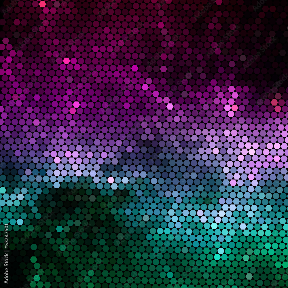 Nebular mosaic vector background