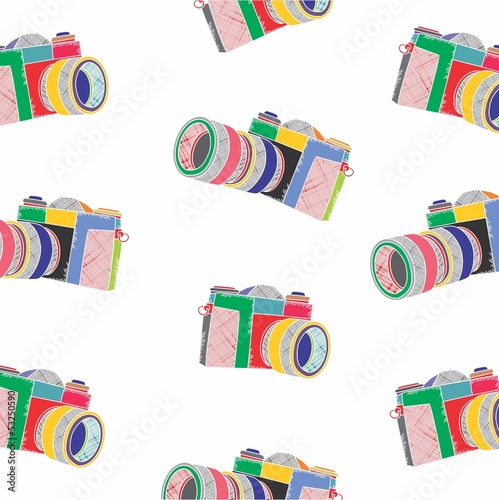 photography camera colorful pattern