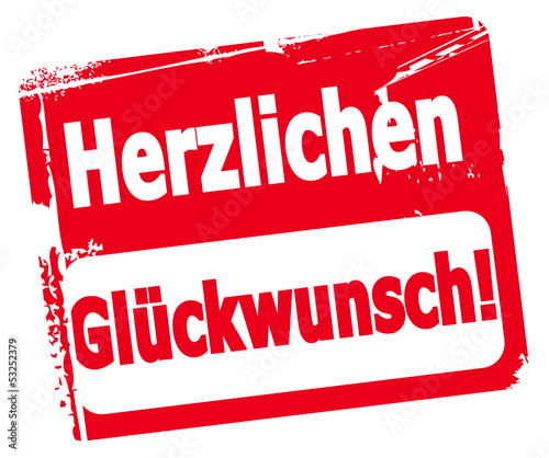 Herzlichen Glückwunsch!