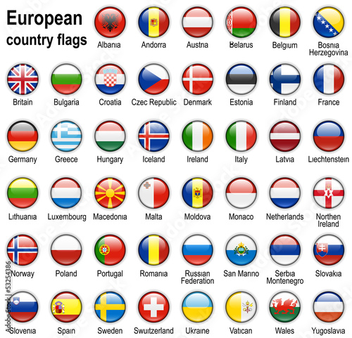 vector european country flags © dip