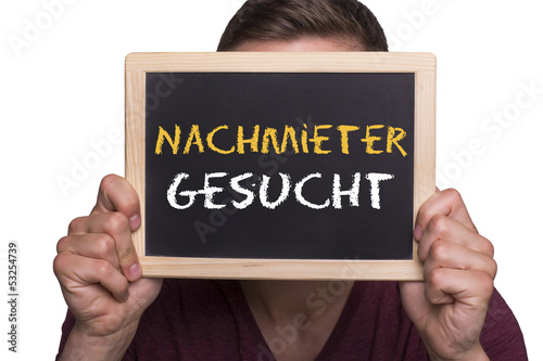 werbetafel nachmieter gesucht photo