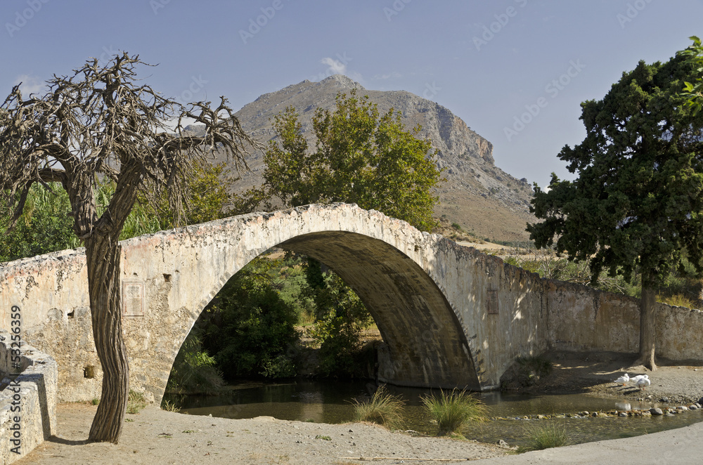Kreta, Alte Brücke bei Préveli