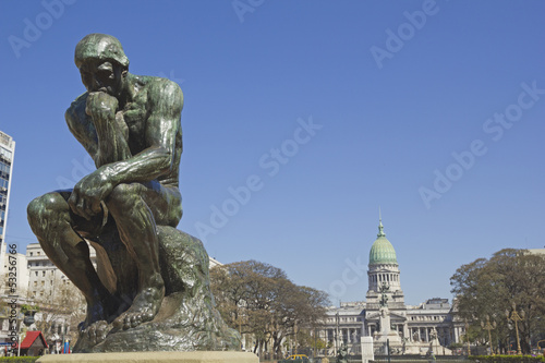 The Thinker by Rodin
