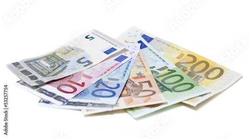 Geld, Euro, Money. Geldscheine