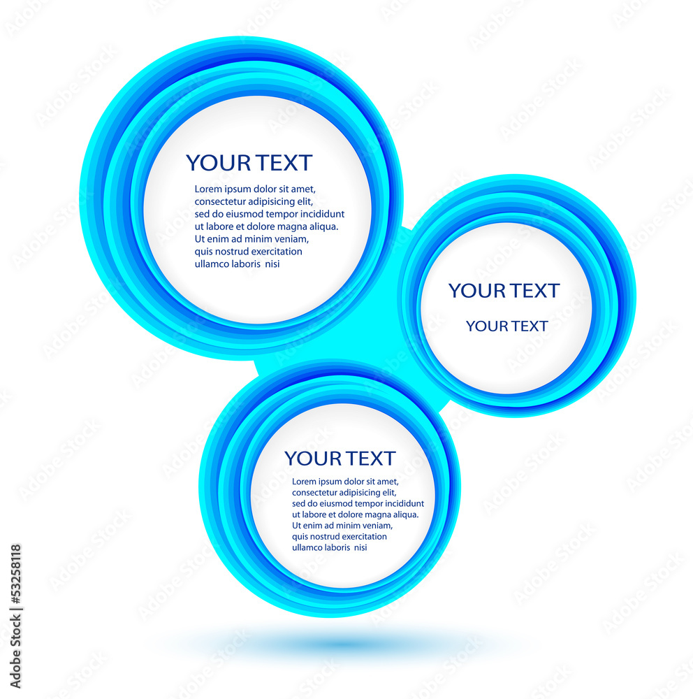 Abstract vector web design bubble Abstract vector web design bubble